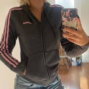 Pink adidas hoodie